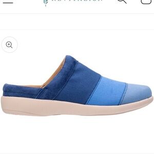 Revitalign Marina blue slides size 10 NWT